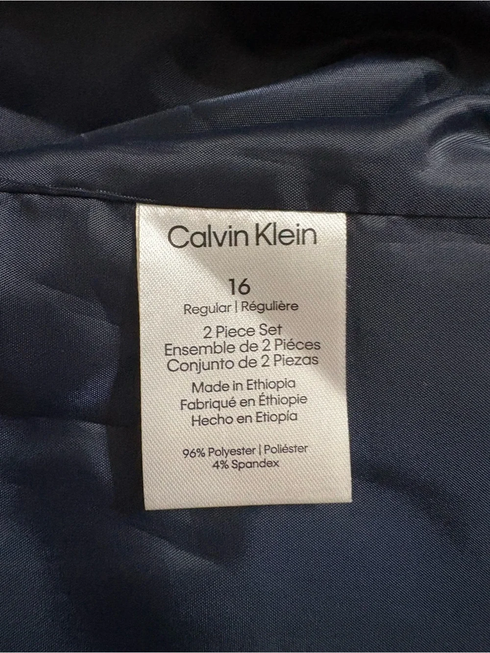 Calvin Klein calvin silhouette two